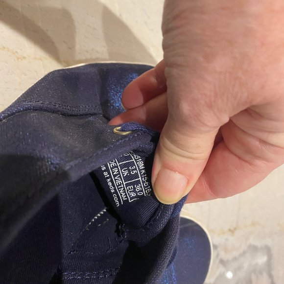 Blue Metallic Keds - Picture 7 of 8